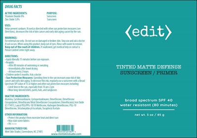 Package Label (Mint 201)